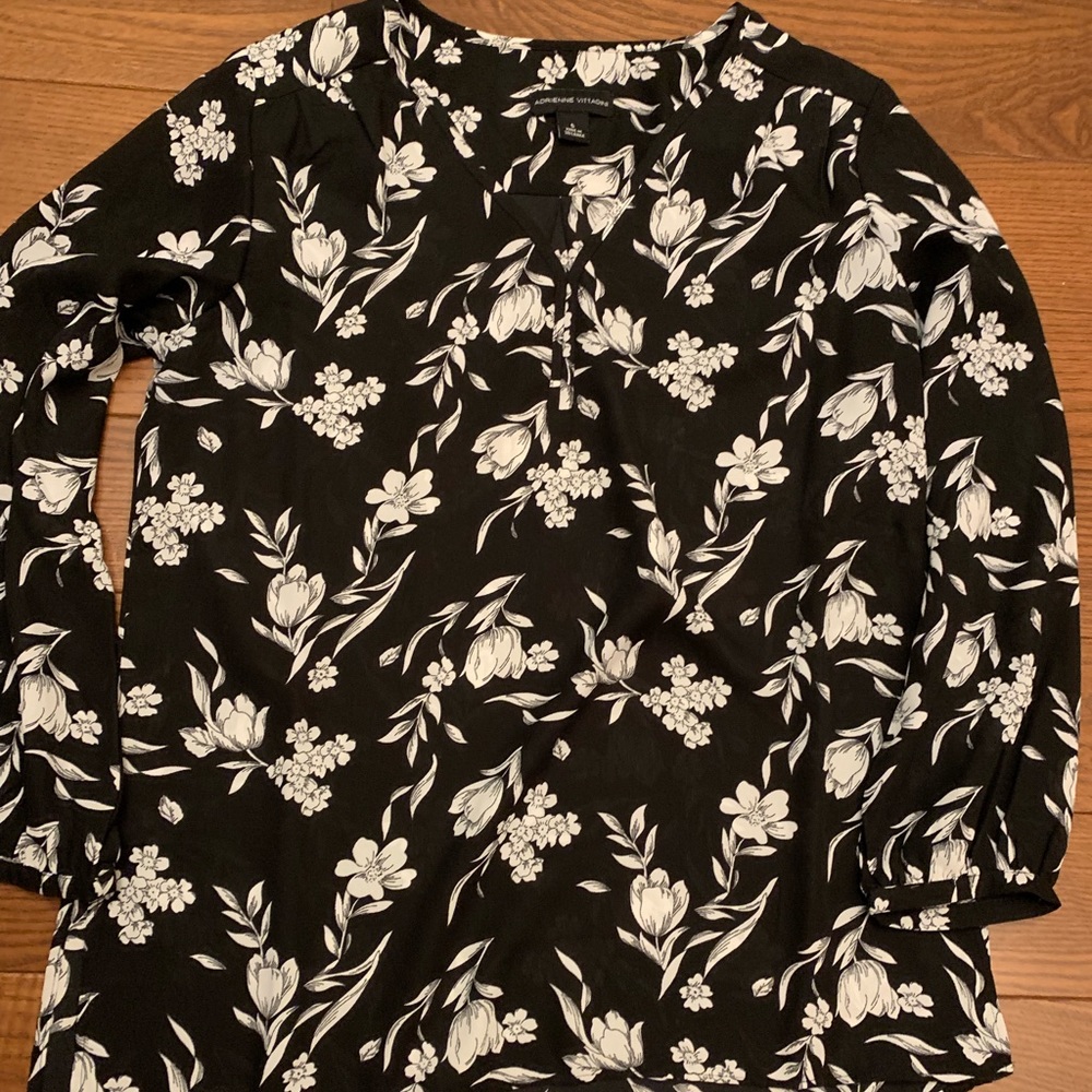 Long Sleeve Floral Blouse